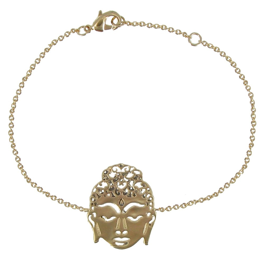 LES POULETTES BIJOUX Bracelet Bouddha Plaqué Or