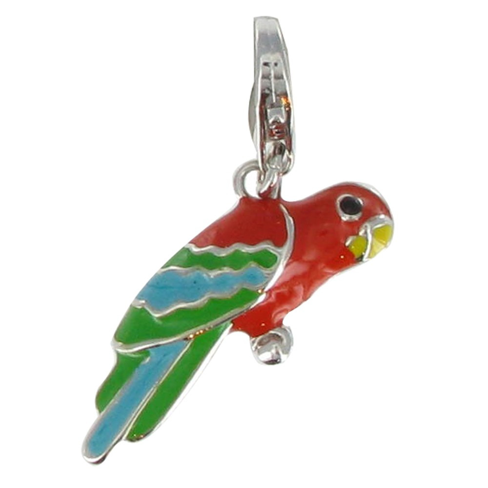 LES POULETTES BIJOUX V Charms Perroquet Tropical Multicolore