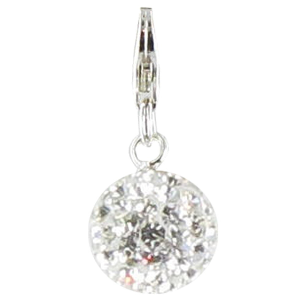 LES POULETTES BIJOUX V Charms Boule à Facettes Cristal