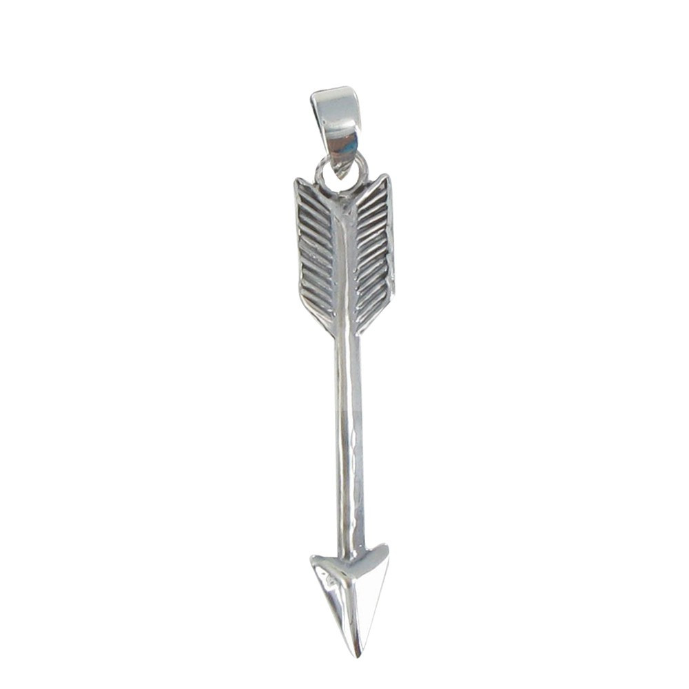 LES POULETTES BIJOUX Pendentif Argent Flèche