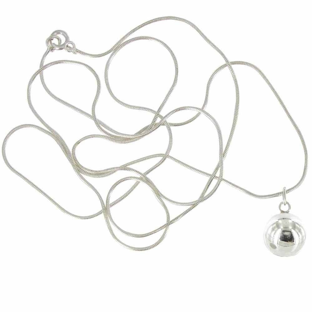 LES POULETTES BIJOUX V Collier Sautoir Bille d'Argent 925