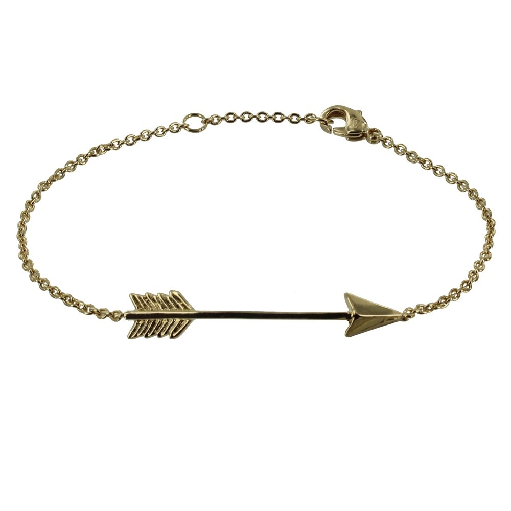 LES POULETTES BIJOUX Bracelet Plaqué Or Flèche