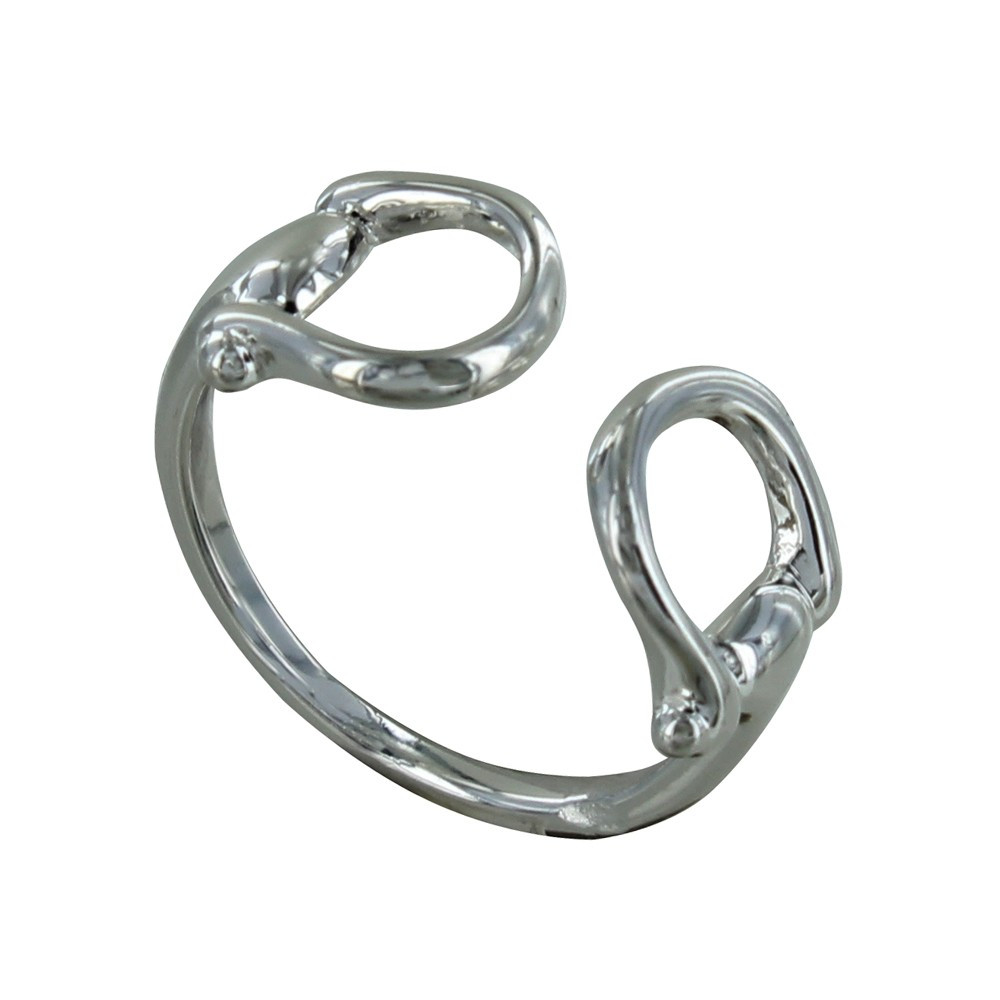 LES POULETTES BIJOUX Bague Argent Mors - taille 58
