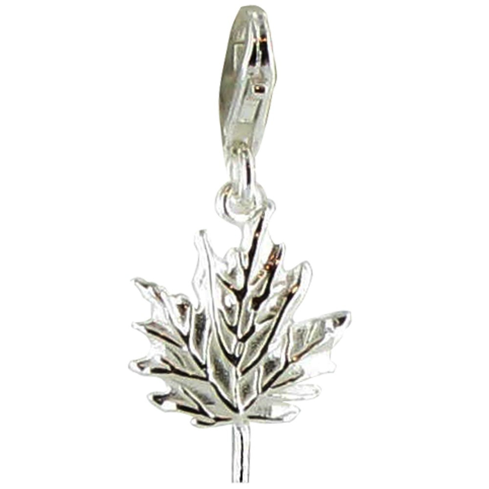 LES POULETTES BIJOUX Charms Bracelet Feuille d' Erable Argent 925