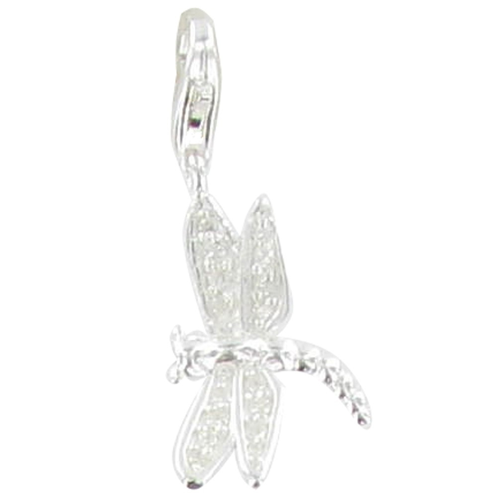 LES POULETTES BIJOUX Charms Bracelet Argent Libellule