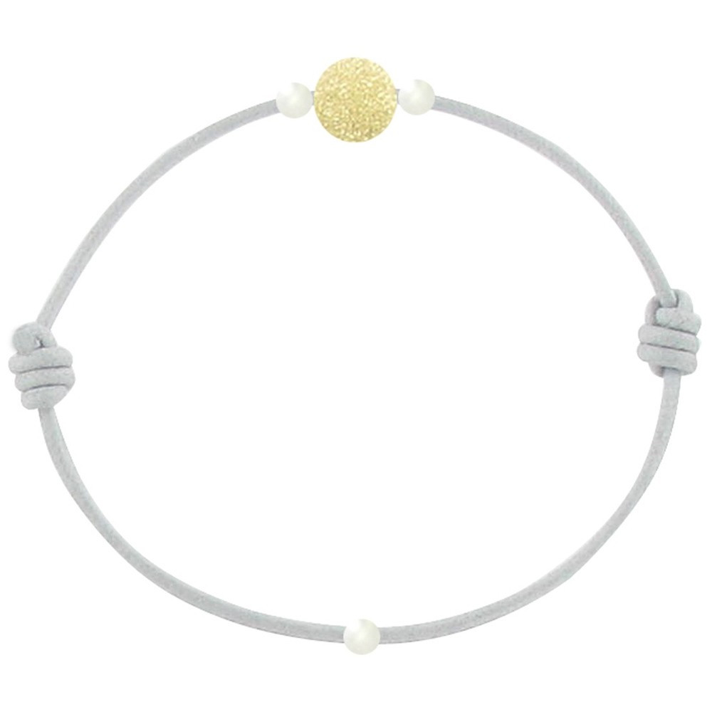 LES POULETTES BIJOUX Bracelet La Perle en Or 18 K Diamantée des Poulettes - Classics