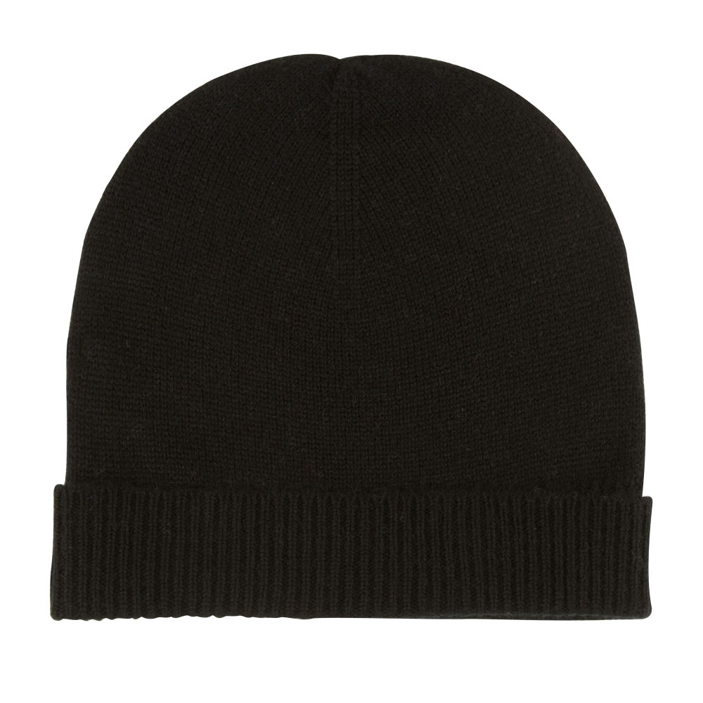 LES POULETTES BIJOUX Bonnet Iconic 100% Cachemire 4 Fils Classics - Noir