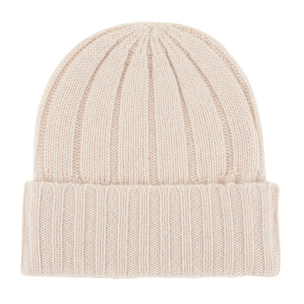 LES POULETTES BIJOUX Bonnet Alice 100% Cachemire 6 Fils Classics - Beige