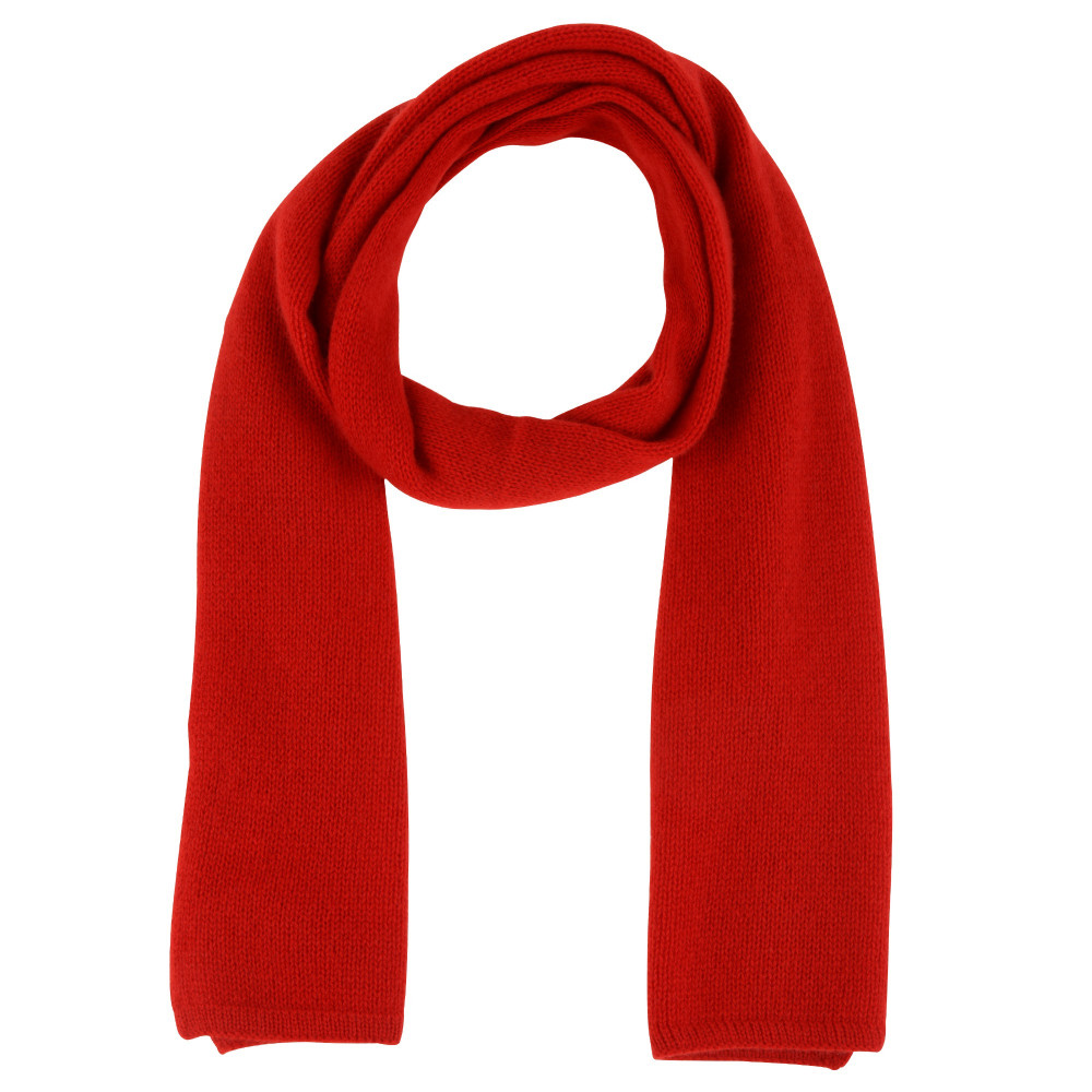 LES POULETTES BIJOUX Echarpe 100% Cachemire 4 Fils 172 cm x 29cm Classics - Rouge Pr