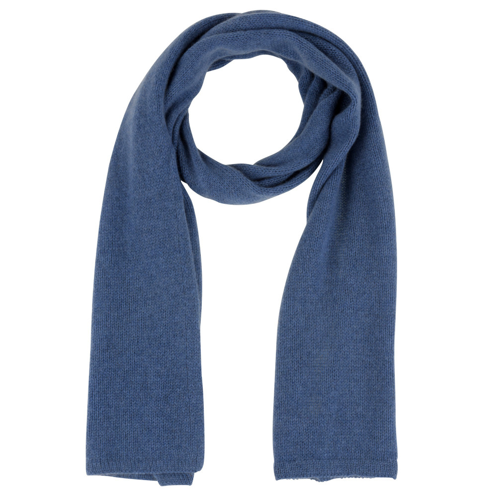 LES POULETTES BIJOUX Echarpe 100% Cachemire 4 Fils 172 cm x 29cm Colors - Bleu Navy