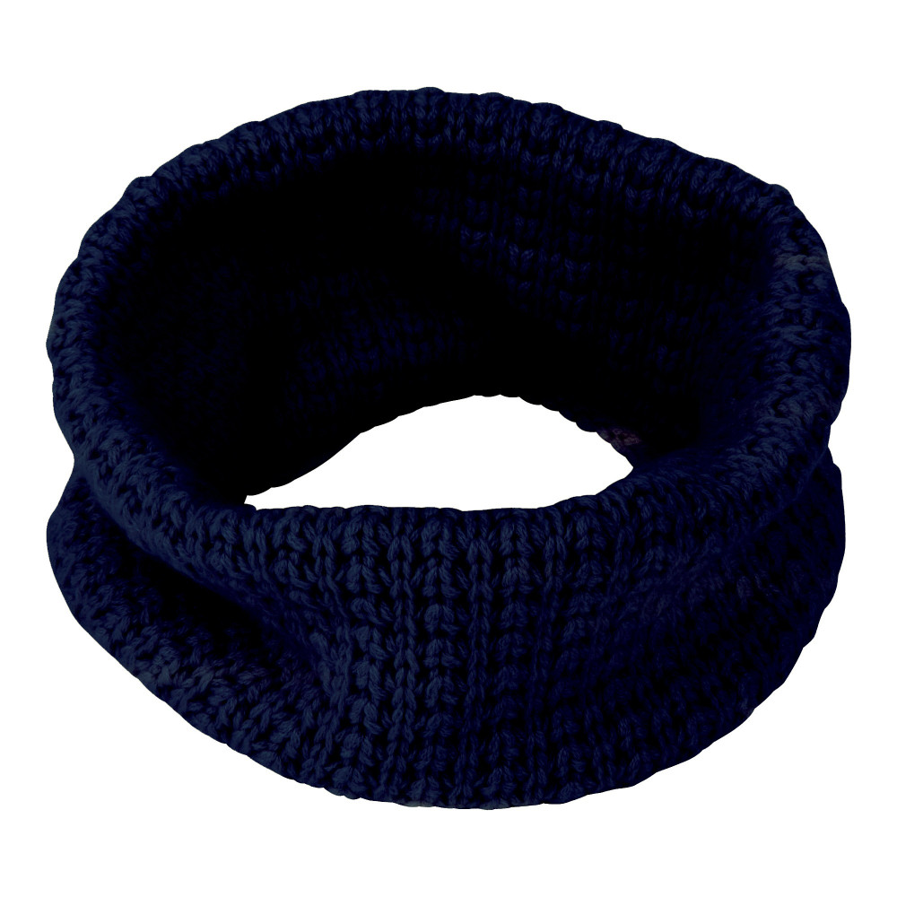 LES POULETTES BIJOUX Col Epais 100% Cachemire 3 Fils - Classics - Bleu Navy