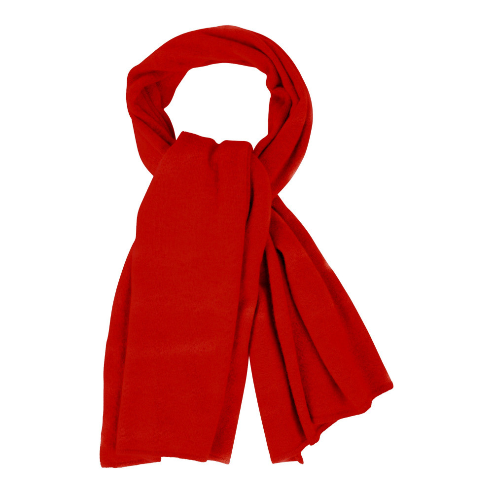 LES POULETTES BIJOUX Echarpe Large 100% Cachemire 2 Fils - Rouge