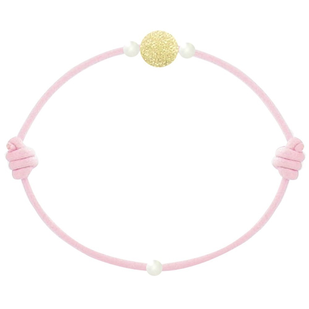 LES POULETTES BIJOUX Bracelet La Perle en Or 18 K Diamantée des Poulettes - Classics
