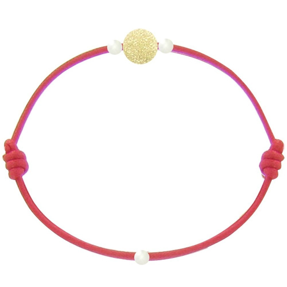 LES POULETTES BIJOUX - Bracelet La Perle en Or 18 K Diamantée des Poulettes - Classi