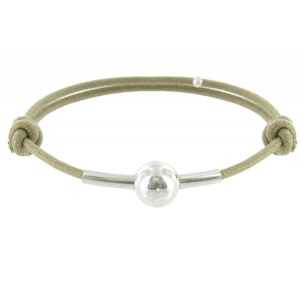 LES POULETTES BIJOUX Bracelet Lien Bulle Argent - Classics - Beige
