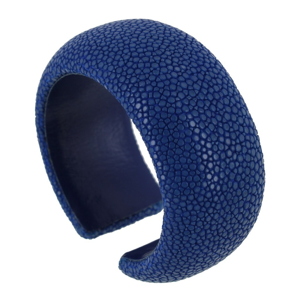 LES POULETTES BIJOUX Bracelet Cuir - Classics - Bleu Navy