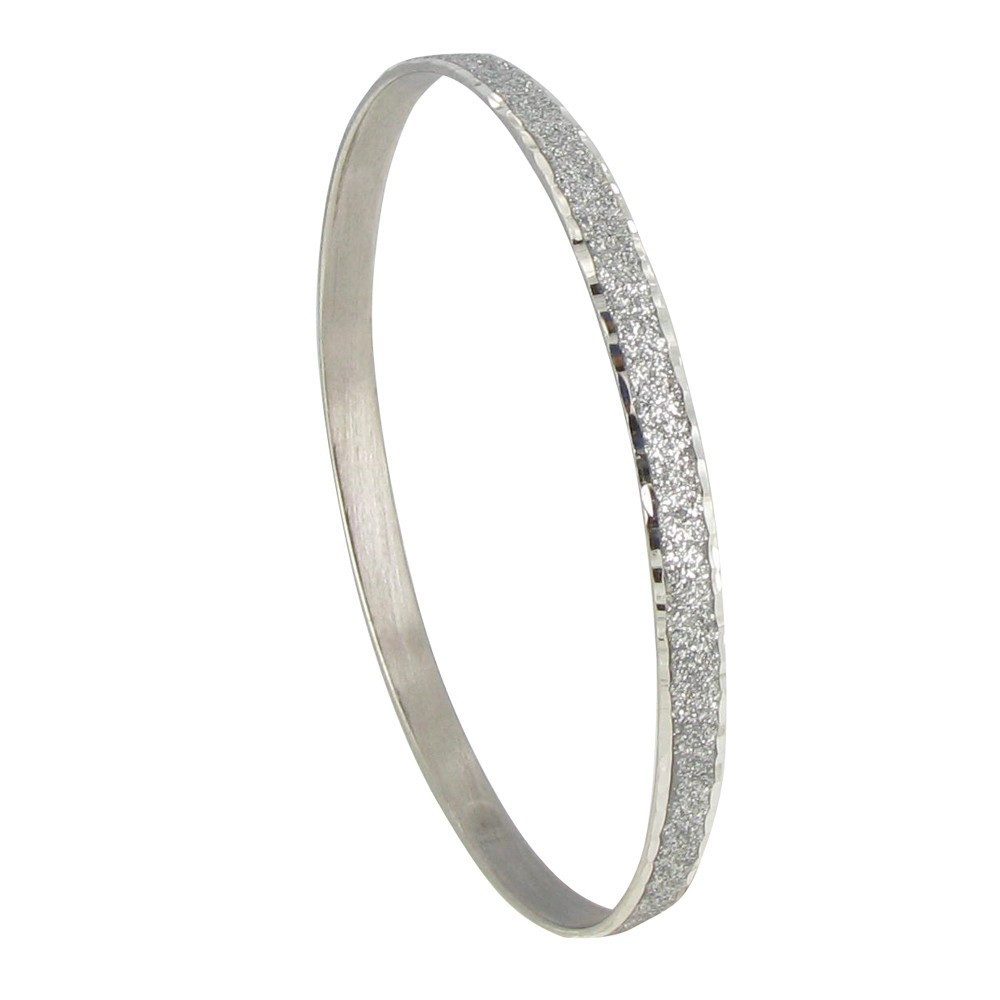 LES POULETTES BIJOUX Bracelet Argent 925 Paillettes - Classics - Gris argent