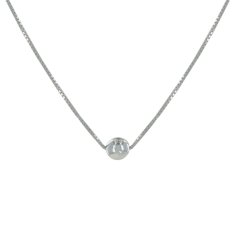 LES POULETTES BIJOUX Collier Argent Petite Bille