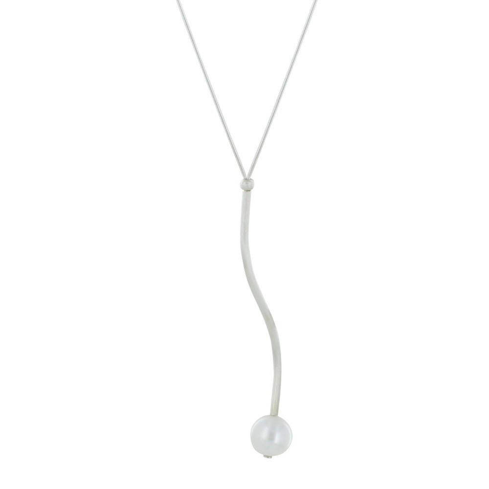 LES POULETTES BIJOUX Collier Sautoir Argent 925 et Perle de Culture - Classics - Bla