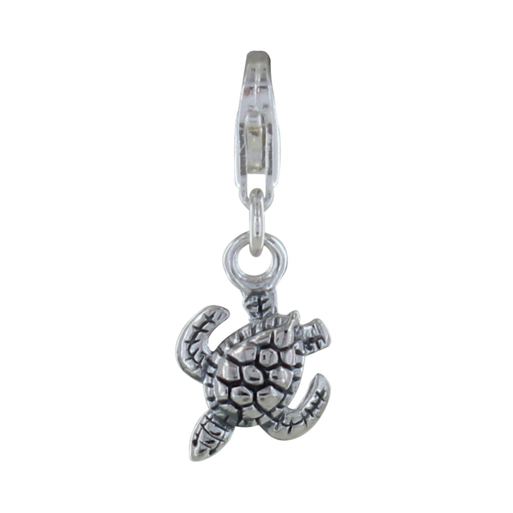 LES POULETTES BIJOUX Charms Bracelet Tortue des Galapagos - Argent 925