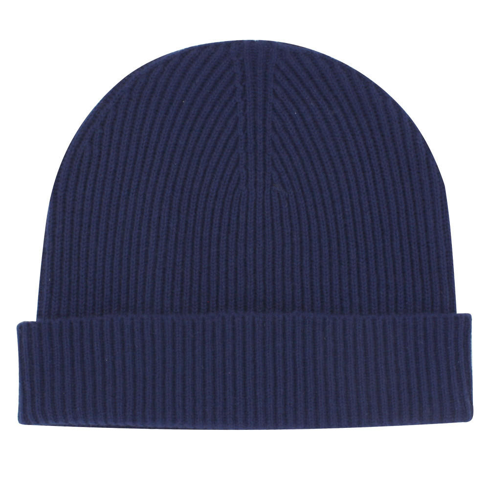 LES POULETTES BIJOUX Bonnet Marin Grand Large 100% Cachemire 4 Fils - Classics - Ble