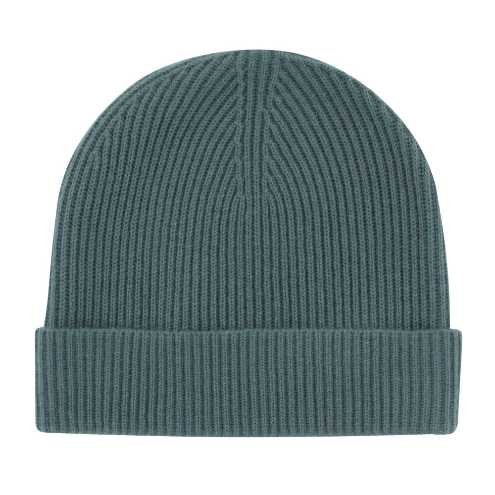 LES POULETTES BIJOUX Bonnet Marin Grand Large 100% Cachemire 4 Fils - Classics - Vert