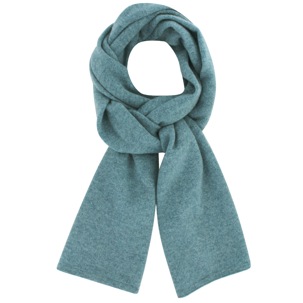 LES POULETTES BIJOUX Echarpe 100% Cachemire Récré Uni 2 Fils 30cm x 170cm - Vert