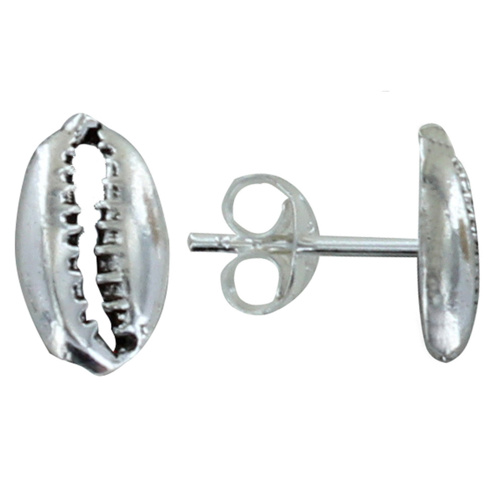 LES POULETTES BIJOUX Boucles d'Oreilles Argent 925 Cauri