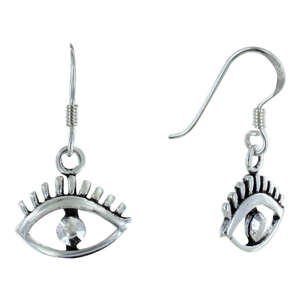 LES POULETTES BIJOUX Boucles d'Oreilles Argent 925 Oeil