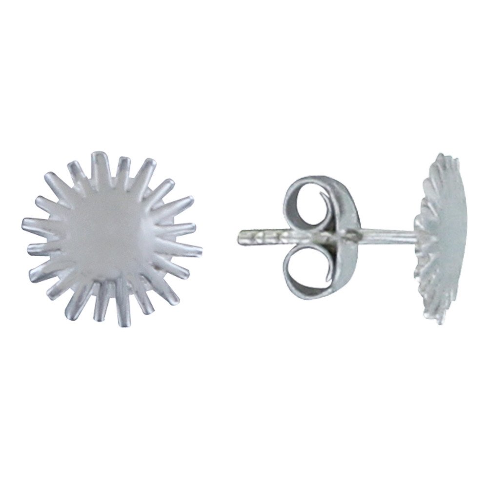 LES POULETTES BIJOUX Boucles d'Oreilles Argent 925 Rayon de Soleil