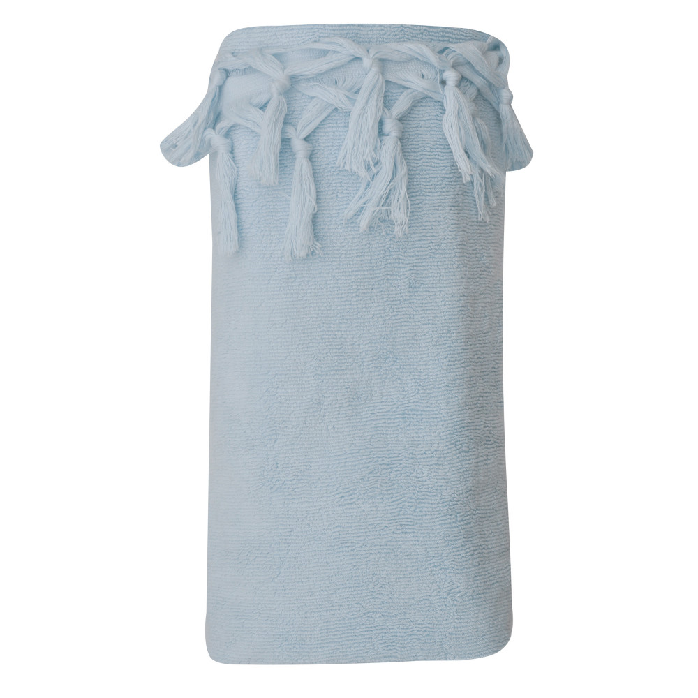 LES POULETTES BIJOUX Serviette de Plage Eponge Coton Bleu Ciel 100 x 200cm