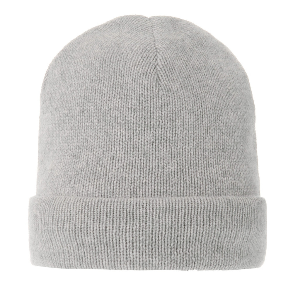 LES POULETTES BIJOUX Bonnet 100% Cachemire 12 Fils Classics - Gris clair