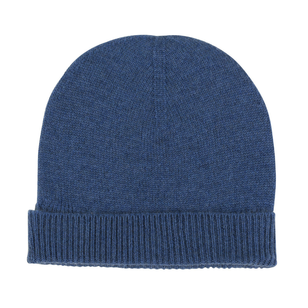 LES POULETTES BIJOUX Bonnet Iconic 100% Cachemire 4 Fils Colors - Bleu Navy