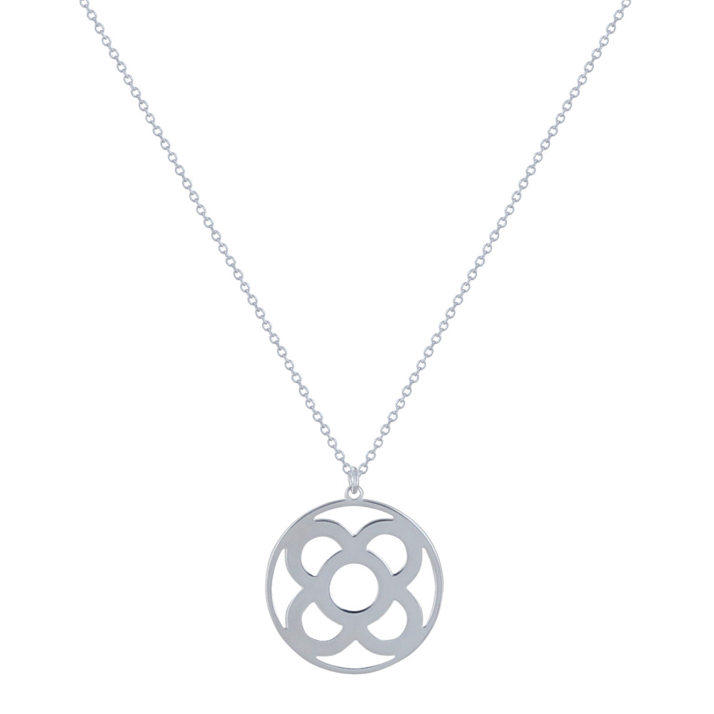 LES POULETTES BIJOUX - Collier Argent Fleur de Barcelone