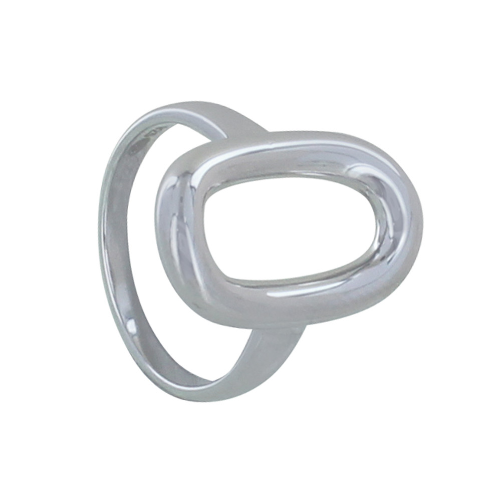 LES POULETTES BIJOUX - Bague Argent 925 Maille Ajourée - taille 58