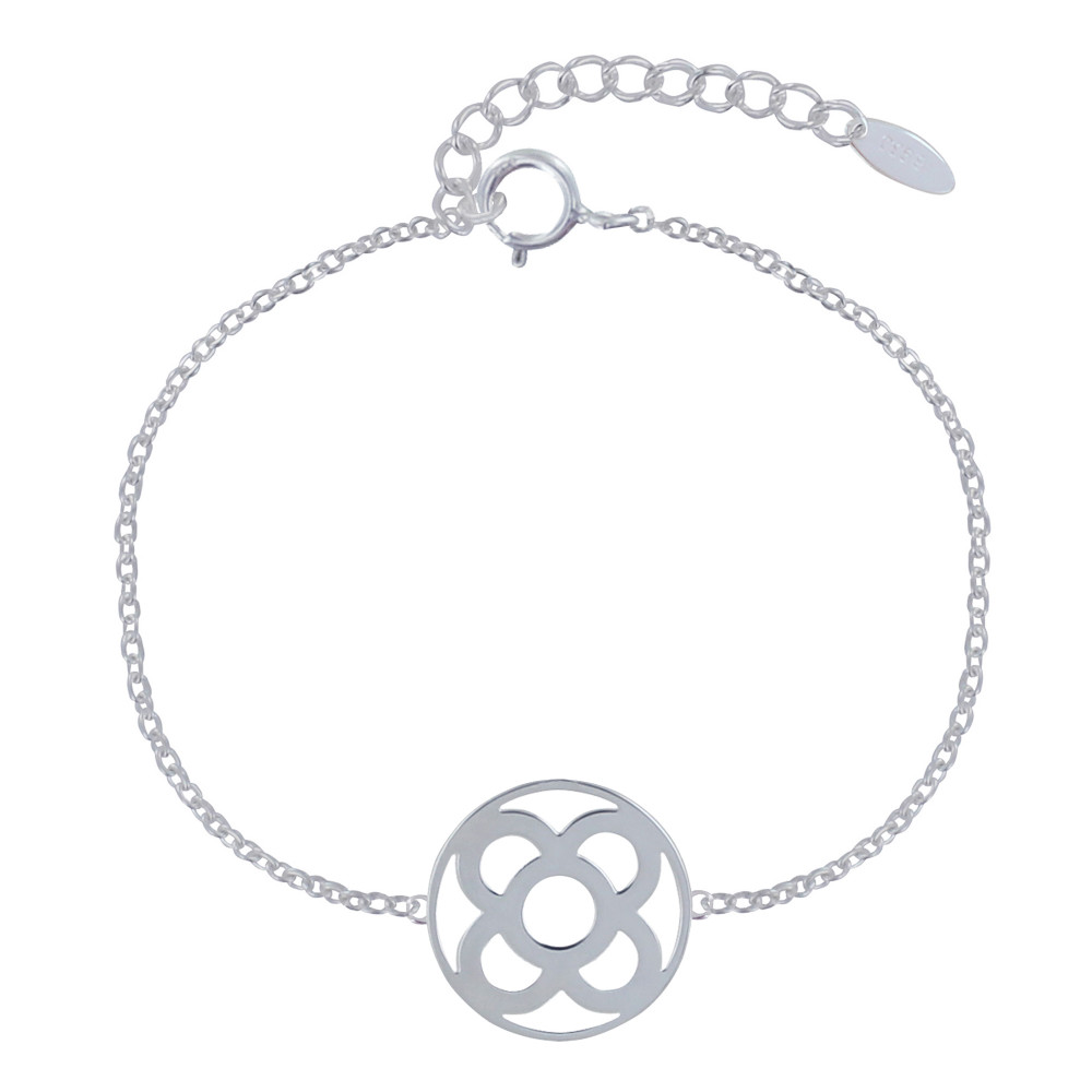 LES POULETTES BIJOUX - Bracelet Argent Fleur de Barcelone