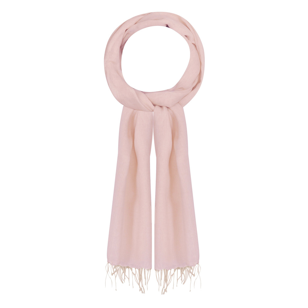 LES POULETTES BIJOUX Echarpe 100% Voile de Coton - Rose