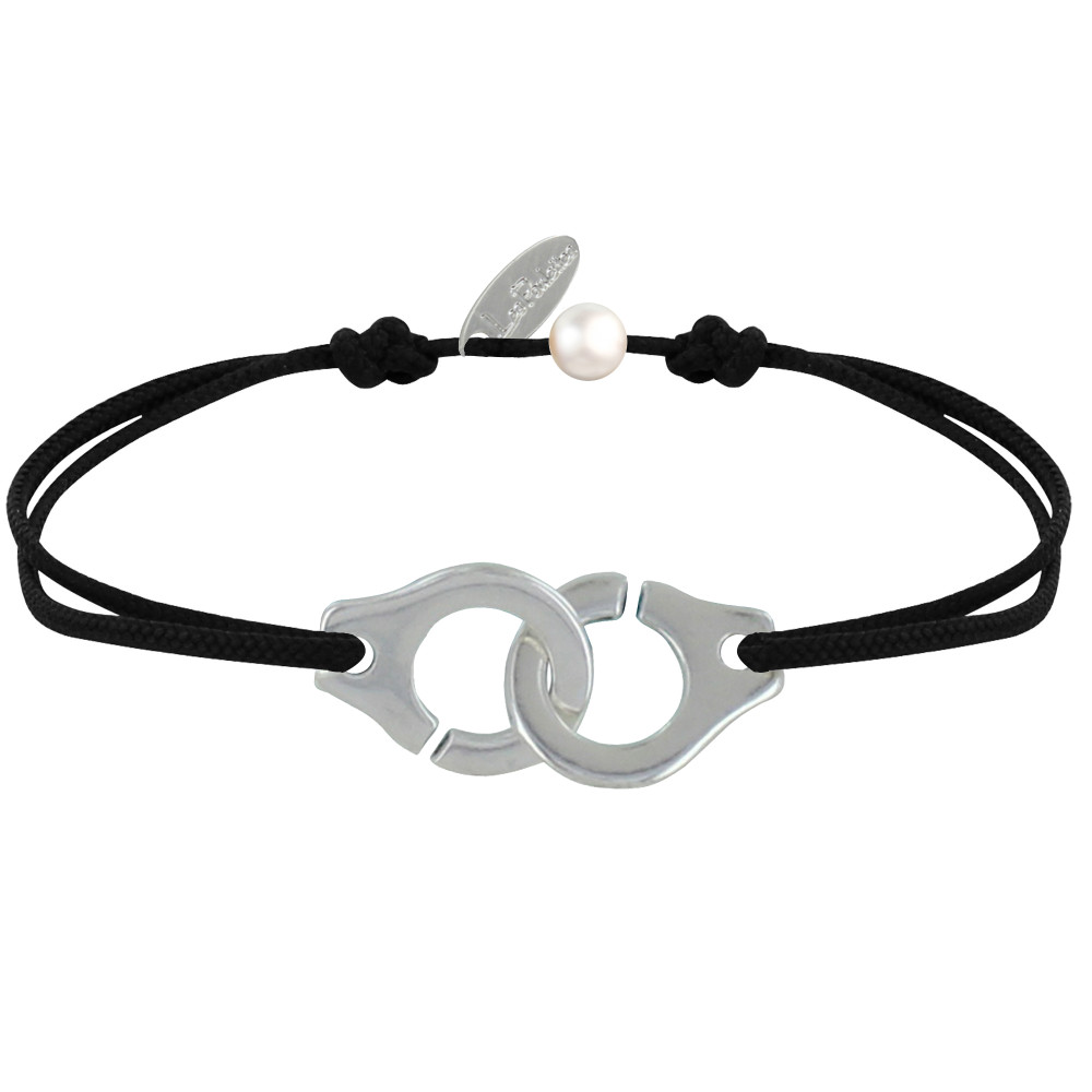 LES POULETTES BIJOUX Bracelet Lien Plaqué Argent Grandes Liaisons