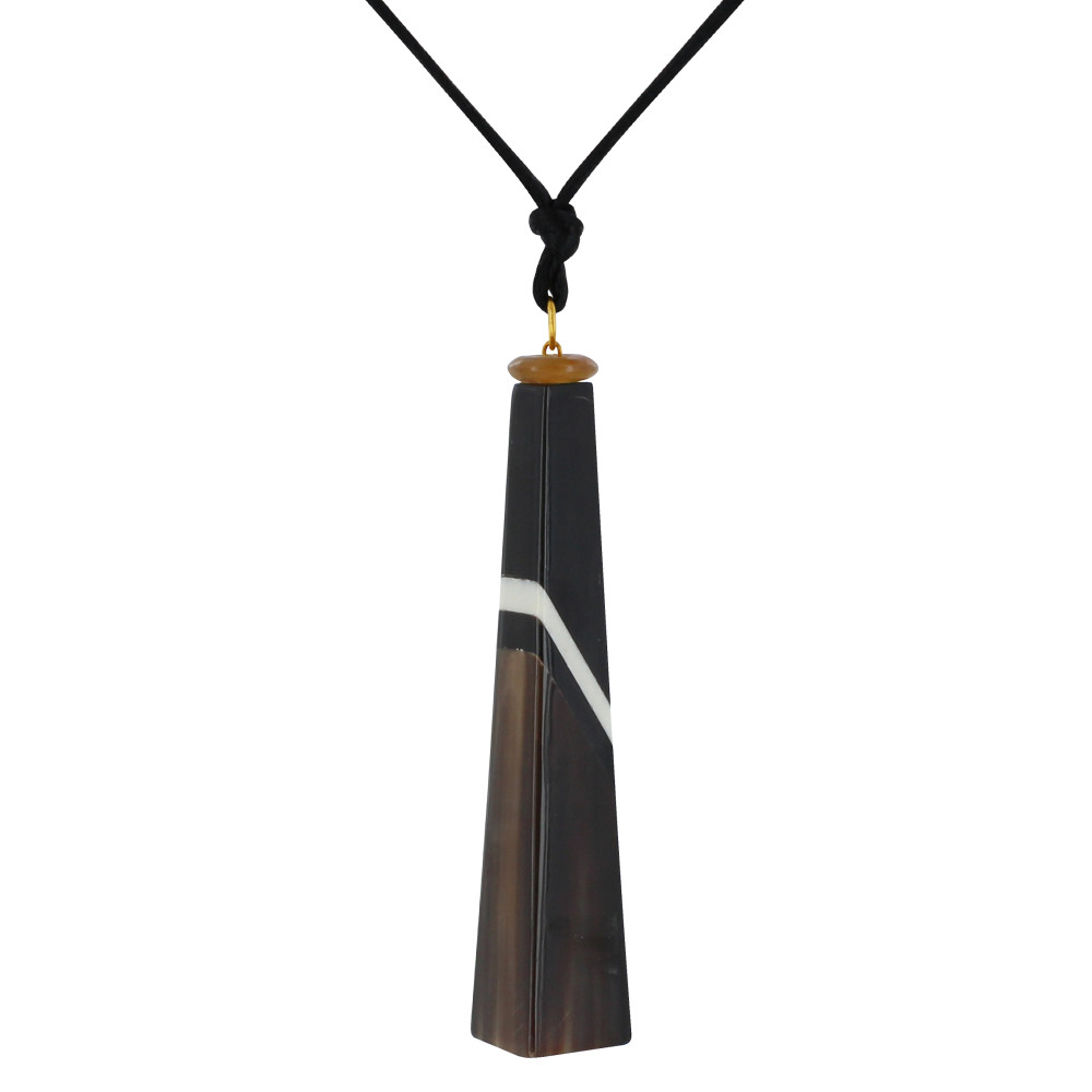 LES POULETTES BIJOUX Collier Corne Petit Modèle 2