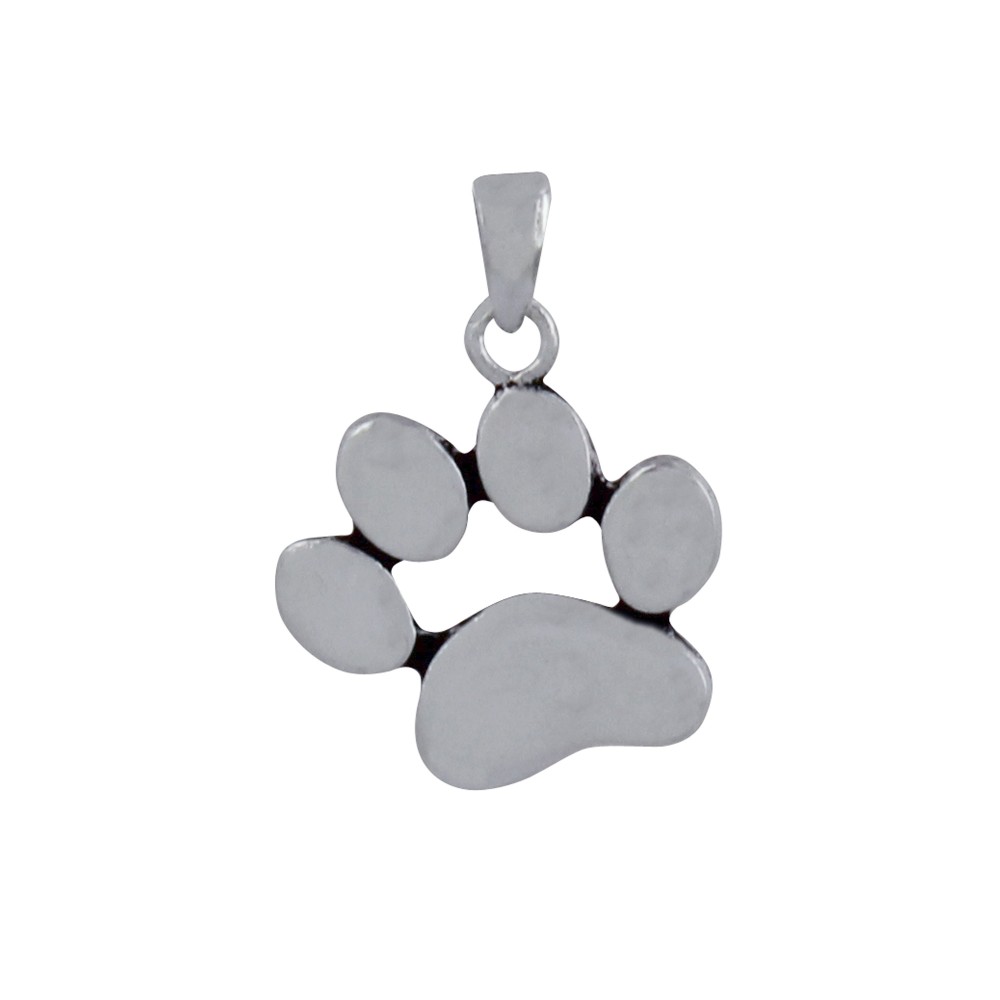 LES POULETTES BIJOUX Pendentif Argent Patte de Chien