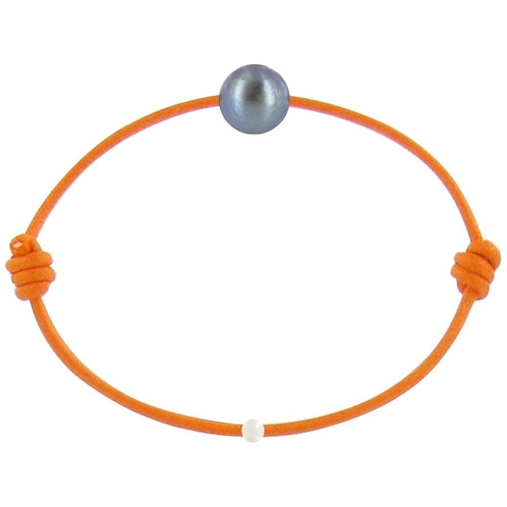 LES POULETTES BIJOUX Bracelet La Perle de Culture Noire des Poulettes - Classics - O