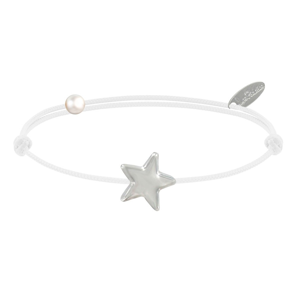 LES POULETTES BIJOUX Bracelet Lien Etoile d'Argent 925 - Classics - Blanc LES POULETTES BIJOUX Bracelet Lien Etoile d'Argent 925 - Classics - Blanc