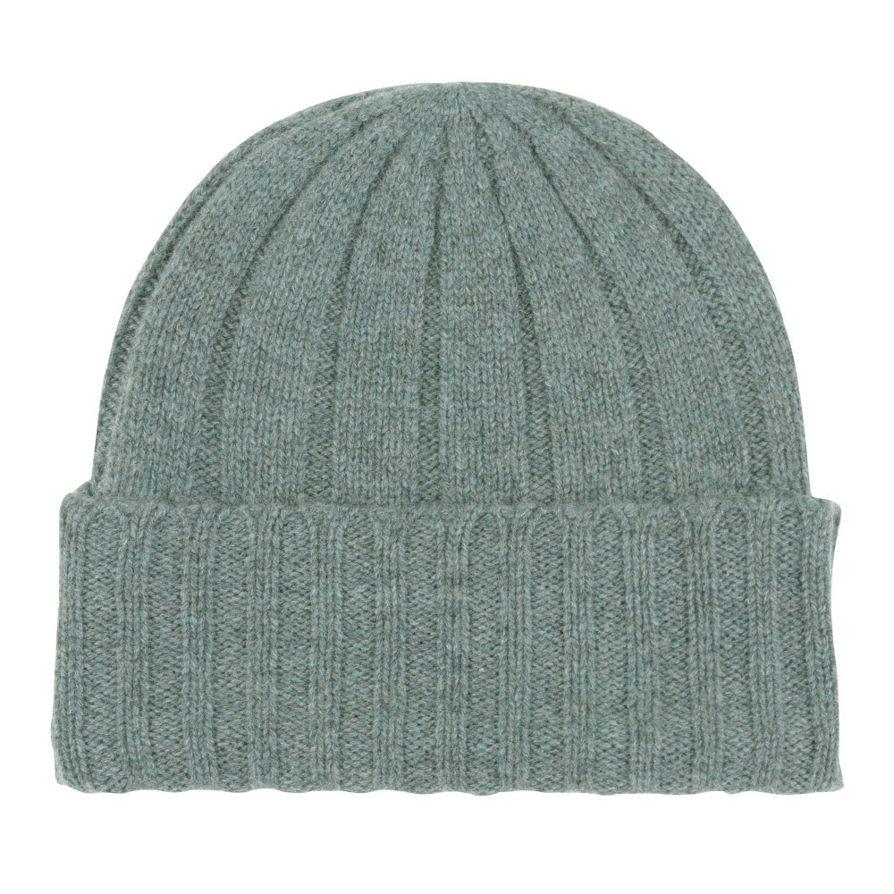 LES POULETTES BIJOUX Bonnet Alice 100% Cachemire 6 Fils Classics - Vert menthe