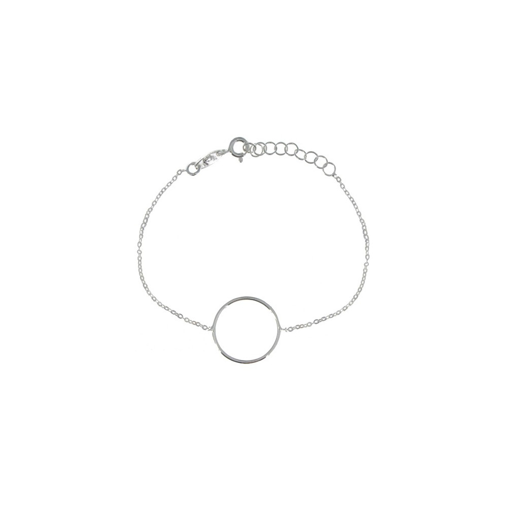 LES POULETTES BIJOUX V Bracelet Argent Cercle Rond