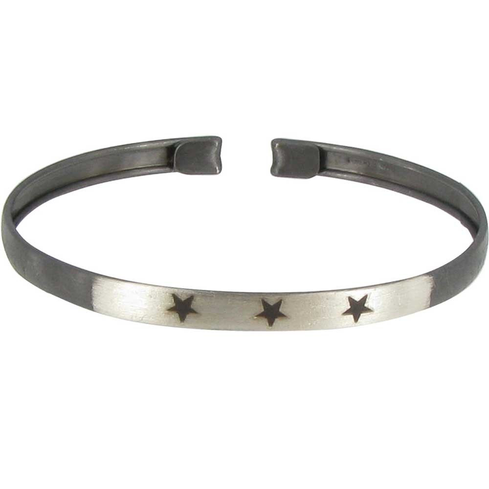 LES POULETTES BIJOUX Bracelet Argent 3 Etoiles