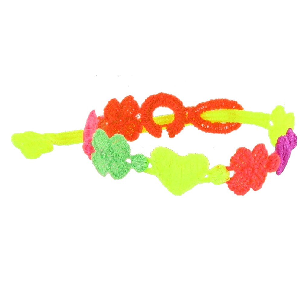 LES POULETTES BIJOUX V Cruciani Bracelet Dentelle Amour et Chance Multifluo