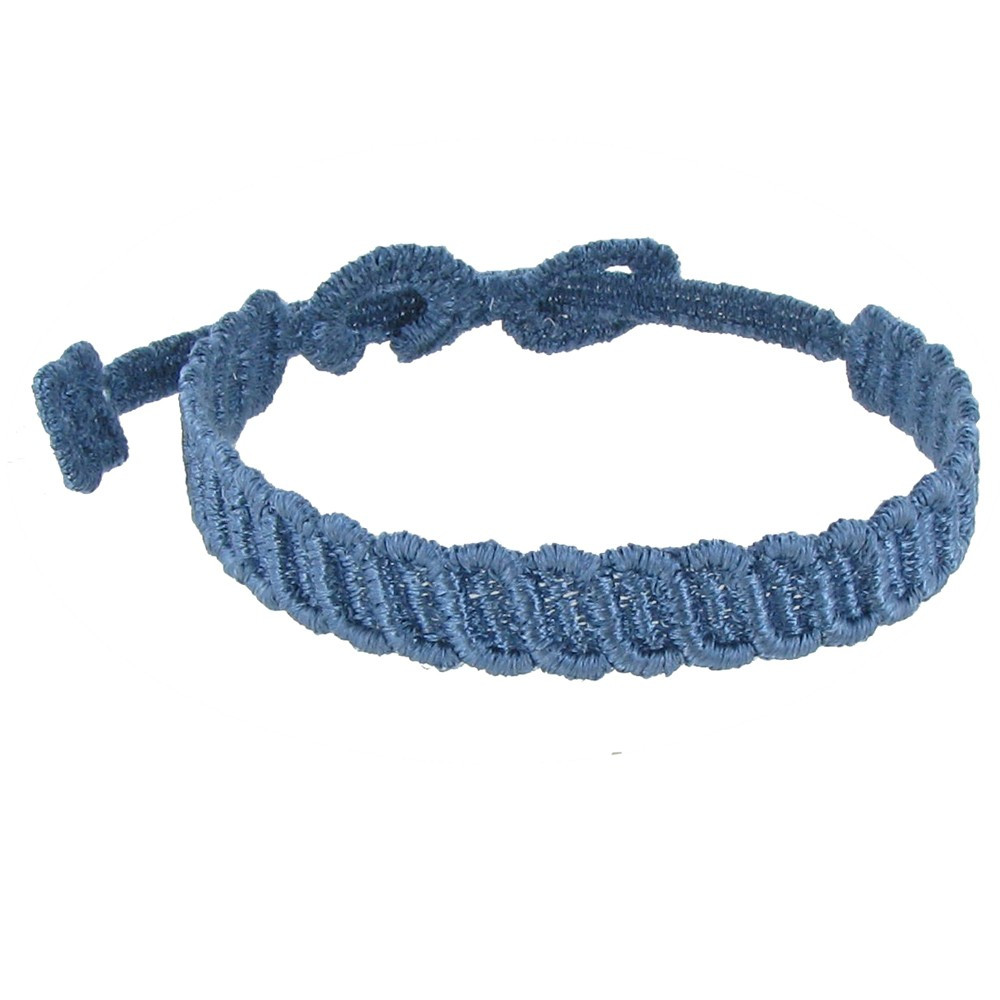 LES POULETTES BIJOUX V Cruciani Bracelet Homme Dentelle Mariano Acier